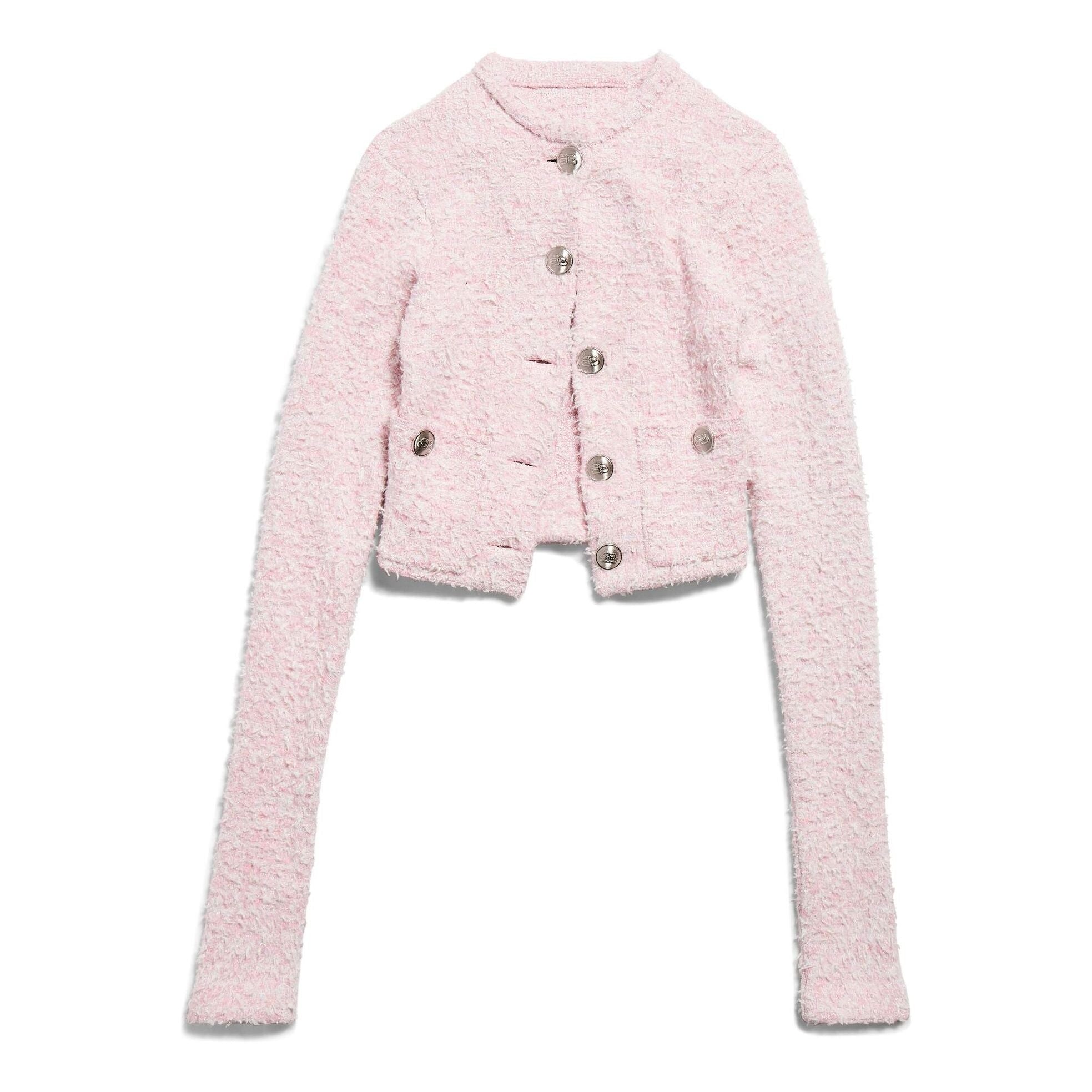 

Кардиган (WMNS) Balenciaga Cropped Cardigan 'Pink'