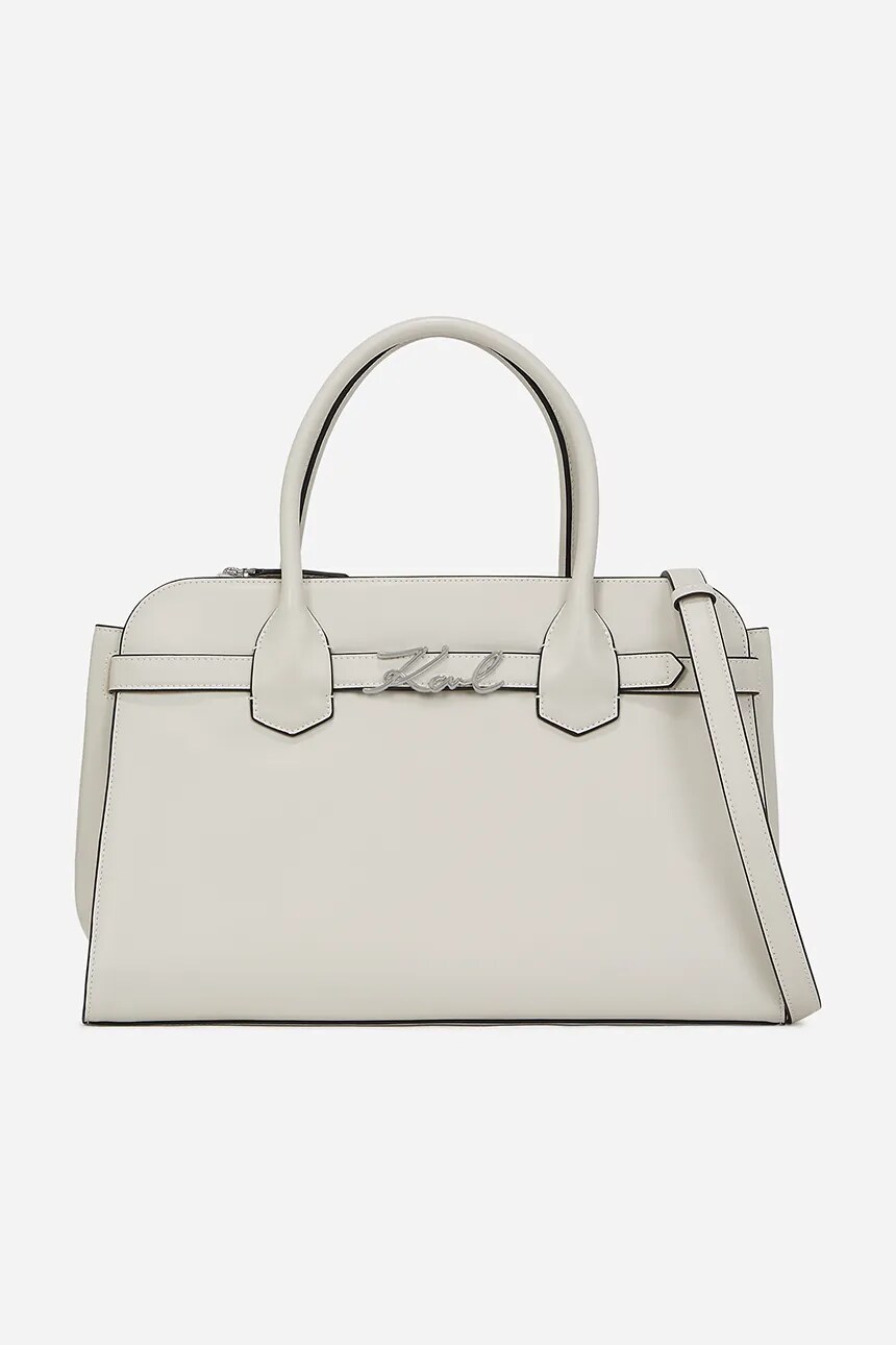 

Кожаная сумка Karl Lagerfeld, белый