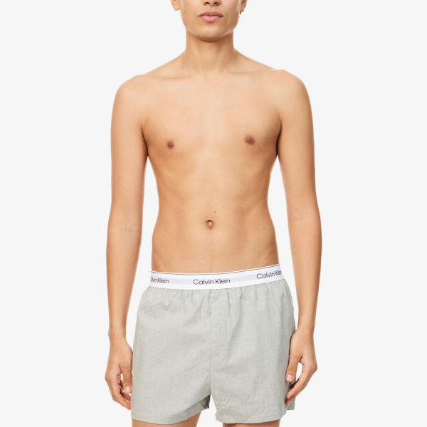 Набор трусов-боксеров Calvin Klein Icon из стрейч-хлопка 3 шт, черный — фото 2