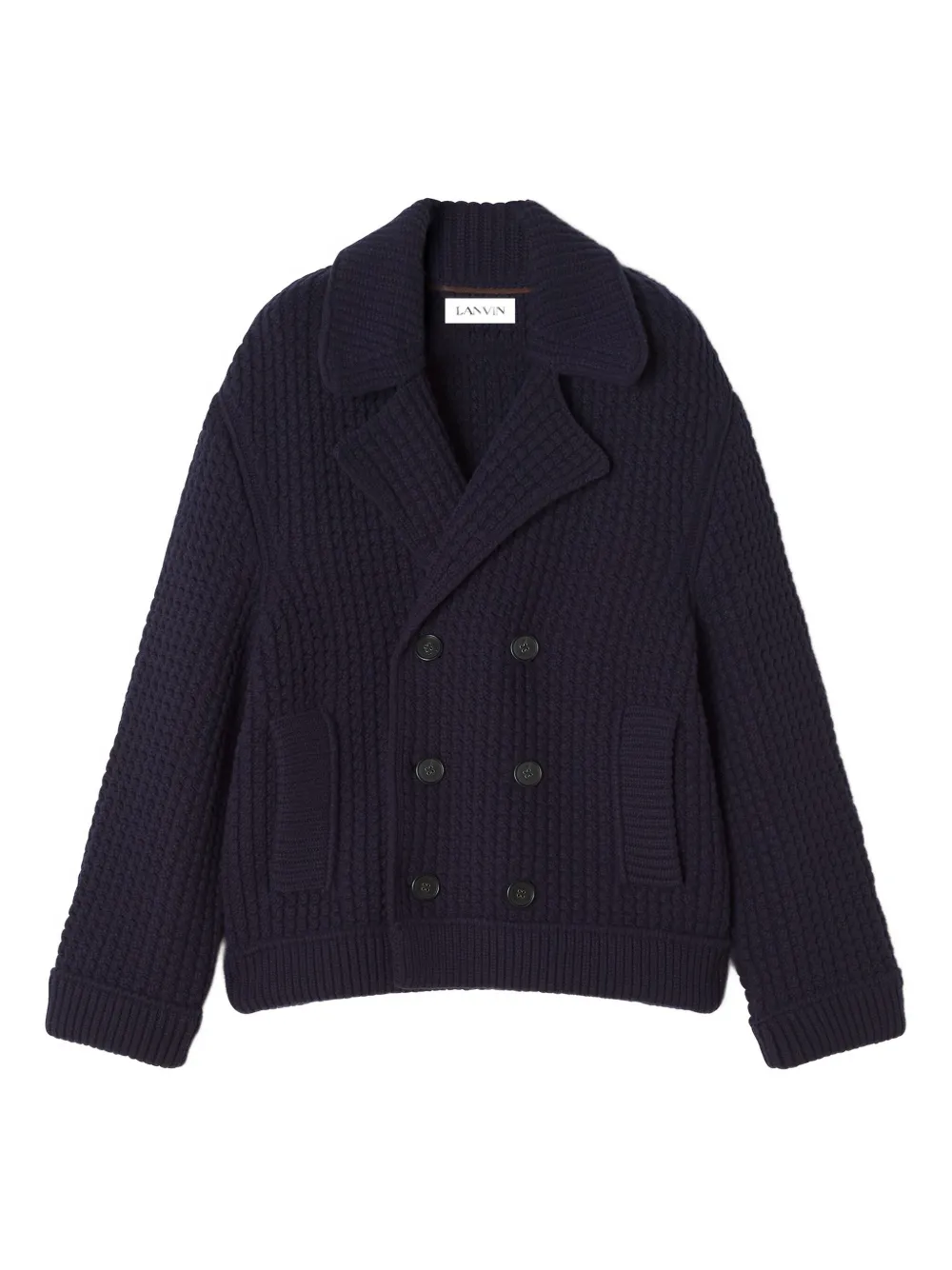 

Двубортный кардиган Lanvin, синий