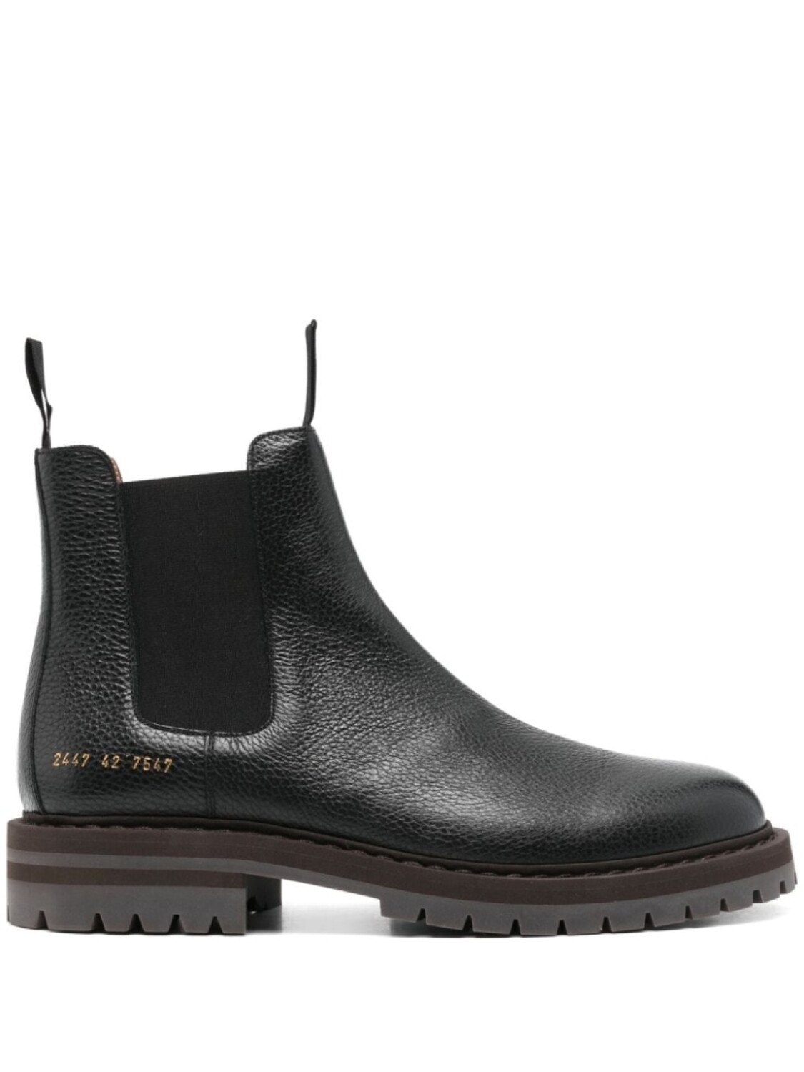 Common Projects кожаные ботинки челси, черный