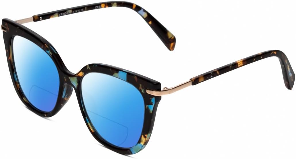 

Солнцезащитные очки для чтения Calabria K+K CECI Cat Eye Polarized BiFocal Reading Sunglasses Blue Tortoise Havana Women Trendy Sunnies Sun Glasses Readers, Tortoise Havana/Blue