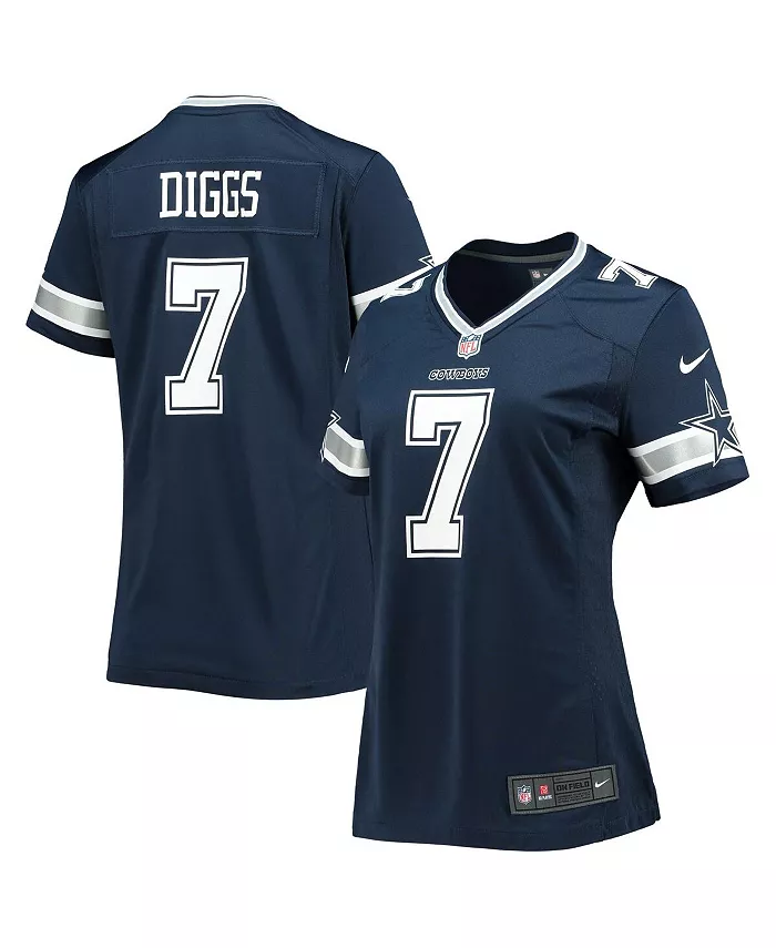 

Мужская и женская игровая футболка Dallas Cowboys Тревона Диггса Nike, синий