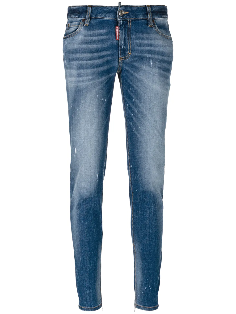 

Джинсы с классической талией 'Twiggy' DSQUARED2, синий