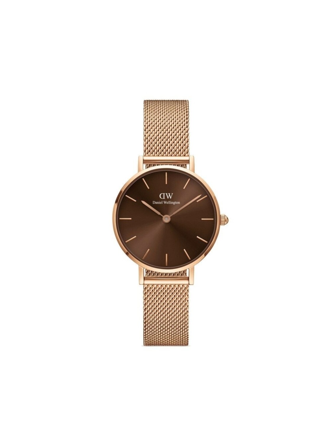 

Наручные часы Petite Amber 28 мм Daniel Wellington, коричневый