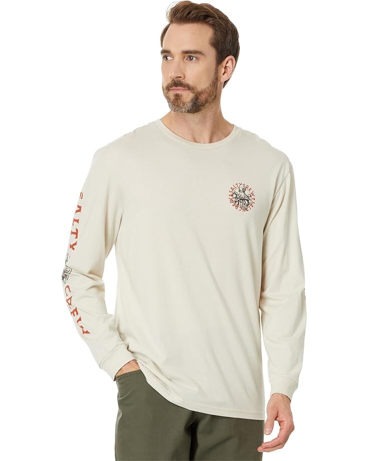 

Лонгслив Salty Crew Tentacles Premium Long Sleeve Tee, цвет Bone