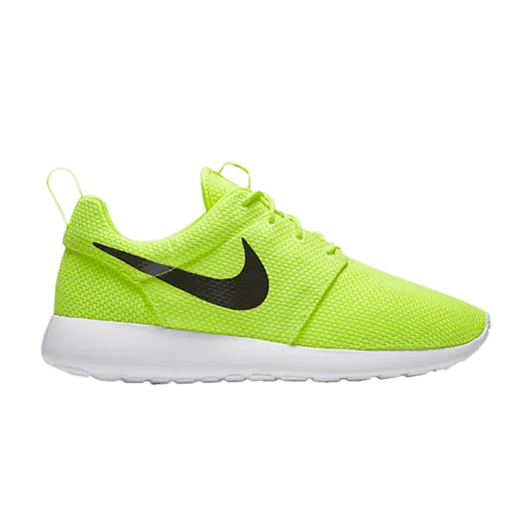 

Кроссовки Nike Roshe One 'Volt Black White', зеленый