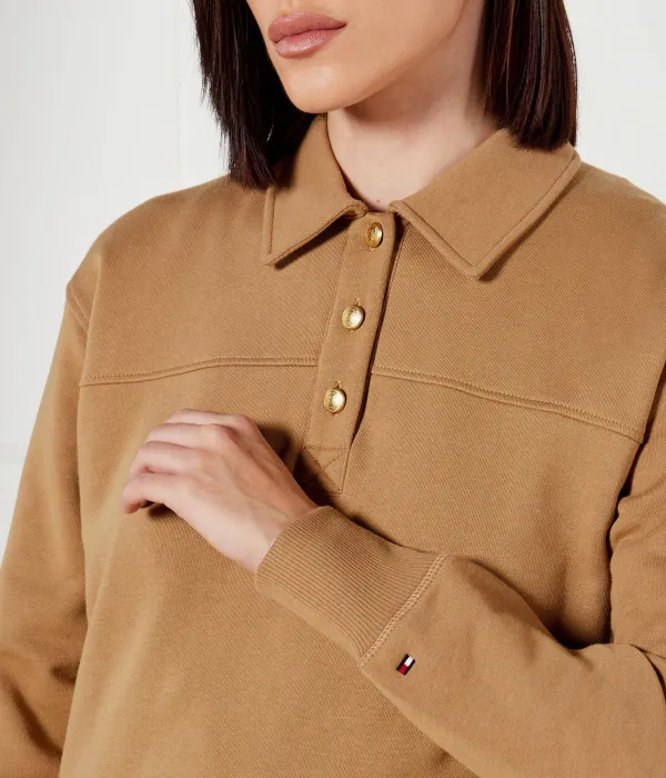 Толстовка Regular fit Tommy Hilfiger, коричневый — фото 4