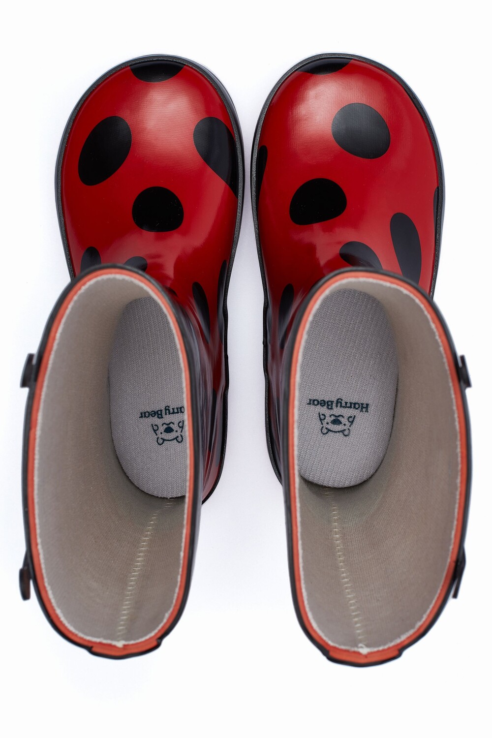 Резиновые сапоги с принтом Ladybird Harry Bear, фиолетовый — фото 4