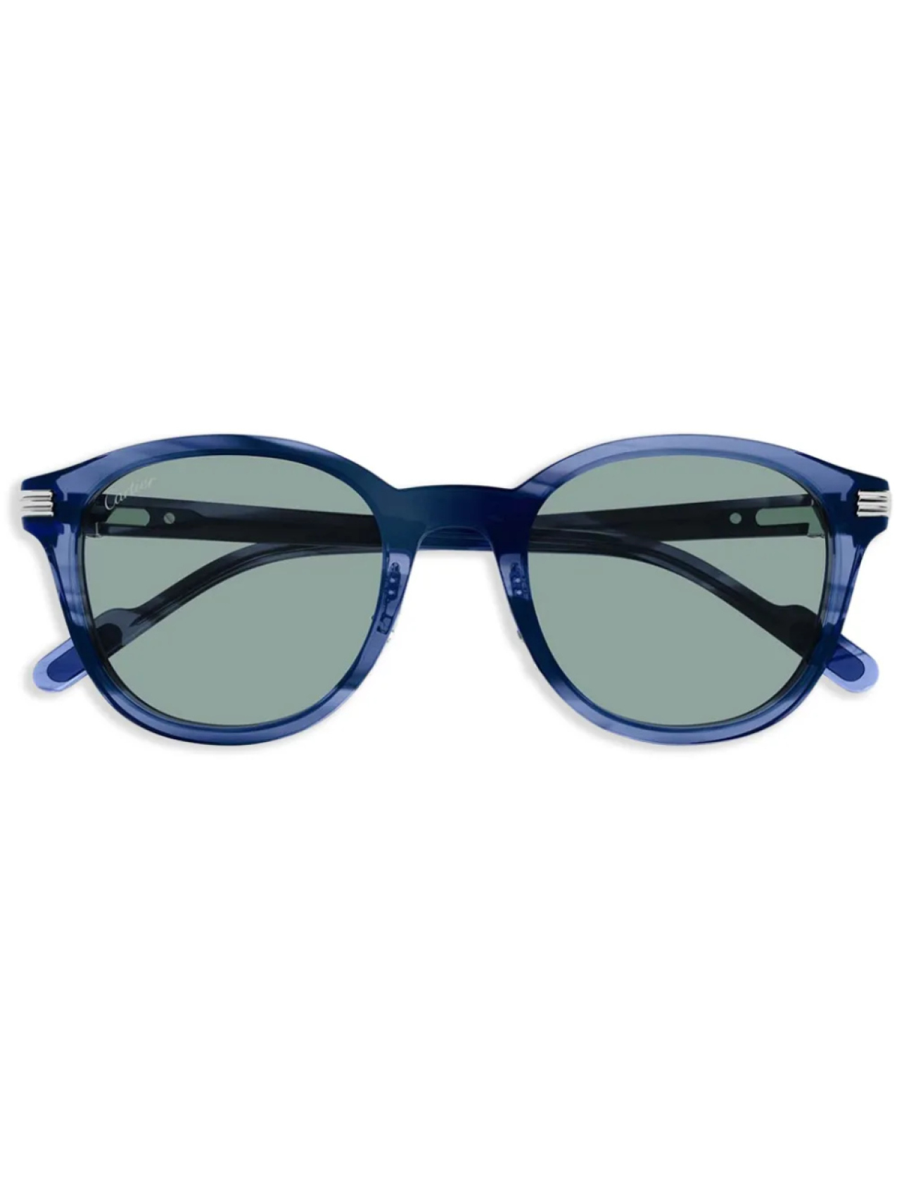 

Cartier Eyewear солнцезащитные очки в круглой оправе, синий