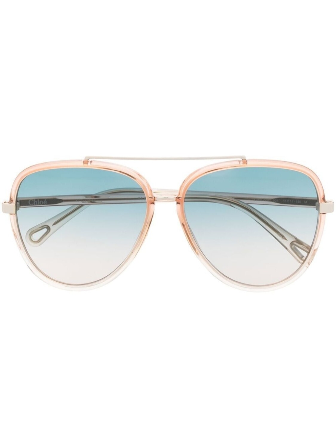 

Chloé Eyewear солнцезащитные очки-пилоты, оранжевый