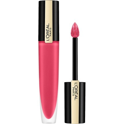 

Paris Rouge Signature 128 I Decide Матовая розовая губная помада 7 мл, L'Oreal