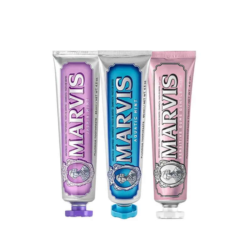 Marvis Набор зубной пасты Flower Sea Mint для очистки, освежения дыхания и удаления пятен с зубов 2 шт/3 шт/4 шт — фото 4