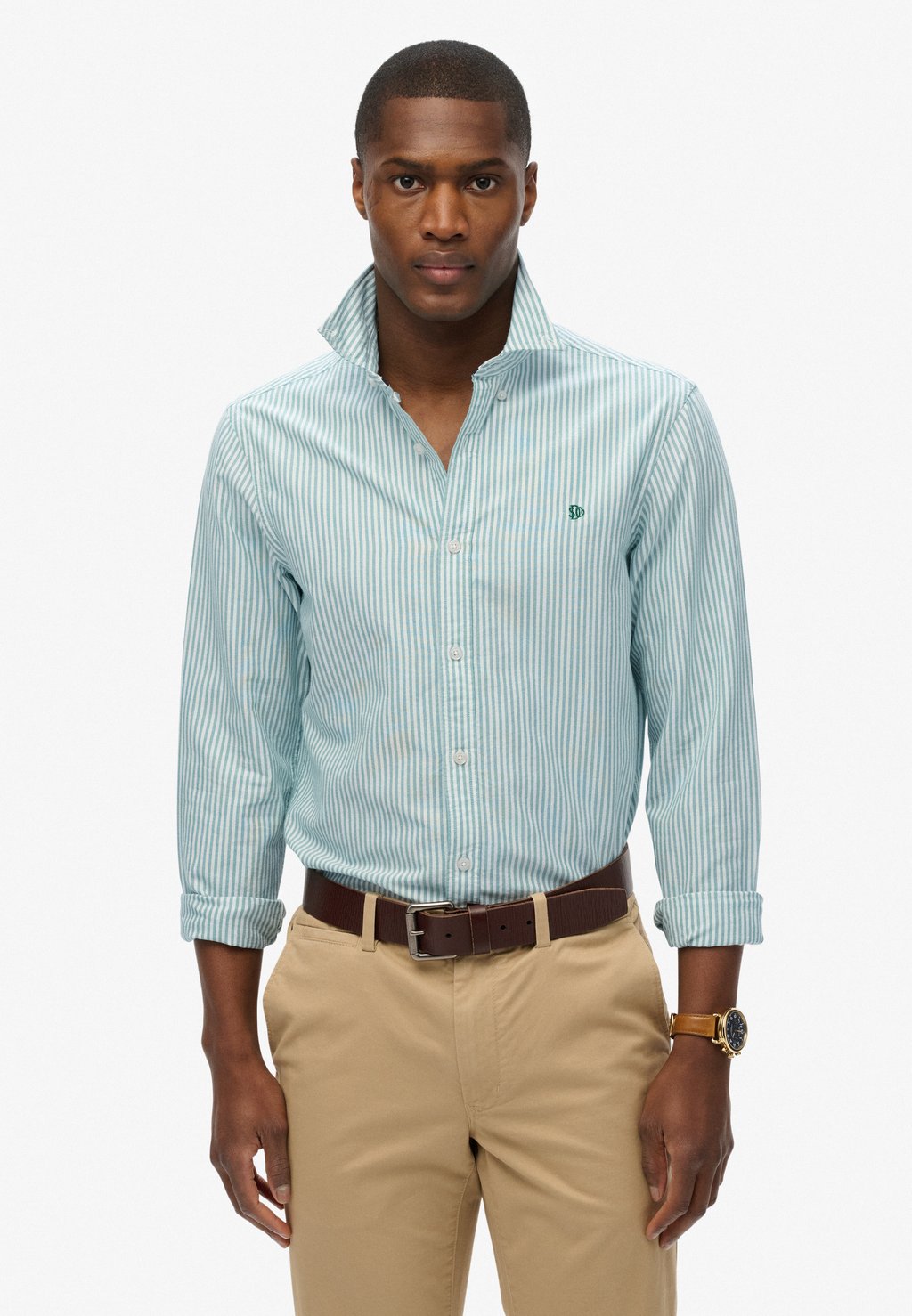 

Рубашка CLASSIC OXFORD LONG SLEEVE Superdry, мятный