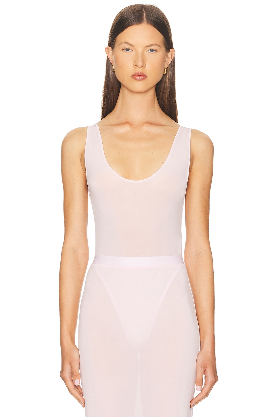 

Облегающий боди с топом Wardrobe.Nyc, Blush