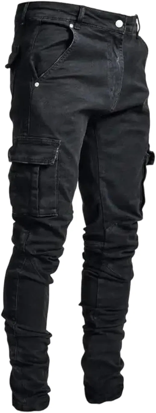 Джинсы прямые свободные distressed, 3