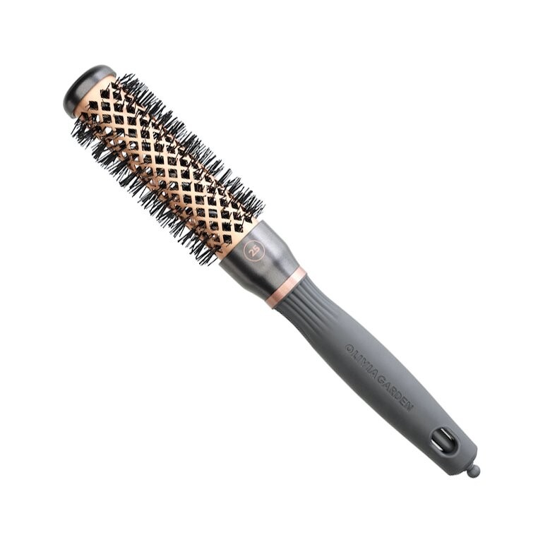 Olivia Garden Expert Blowout Heat Brush, керамическая щетка с ионизацией для сушки волос, 25 мм — фото 2