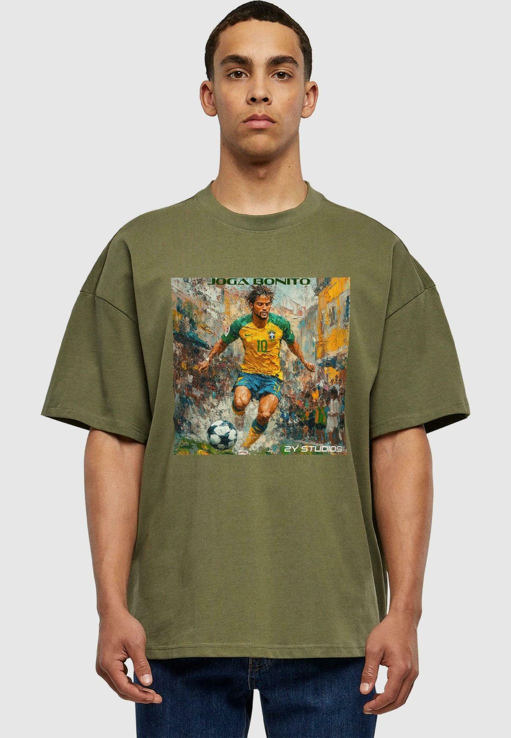 

Футболка с принтом NICE TEE 2Y Studios, оливковый