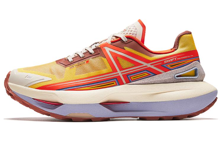 

Кроссовки Anta Cushioning с низким верхом, износостойкие, мужские, бежевые, красные, оранжевые