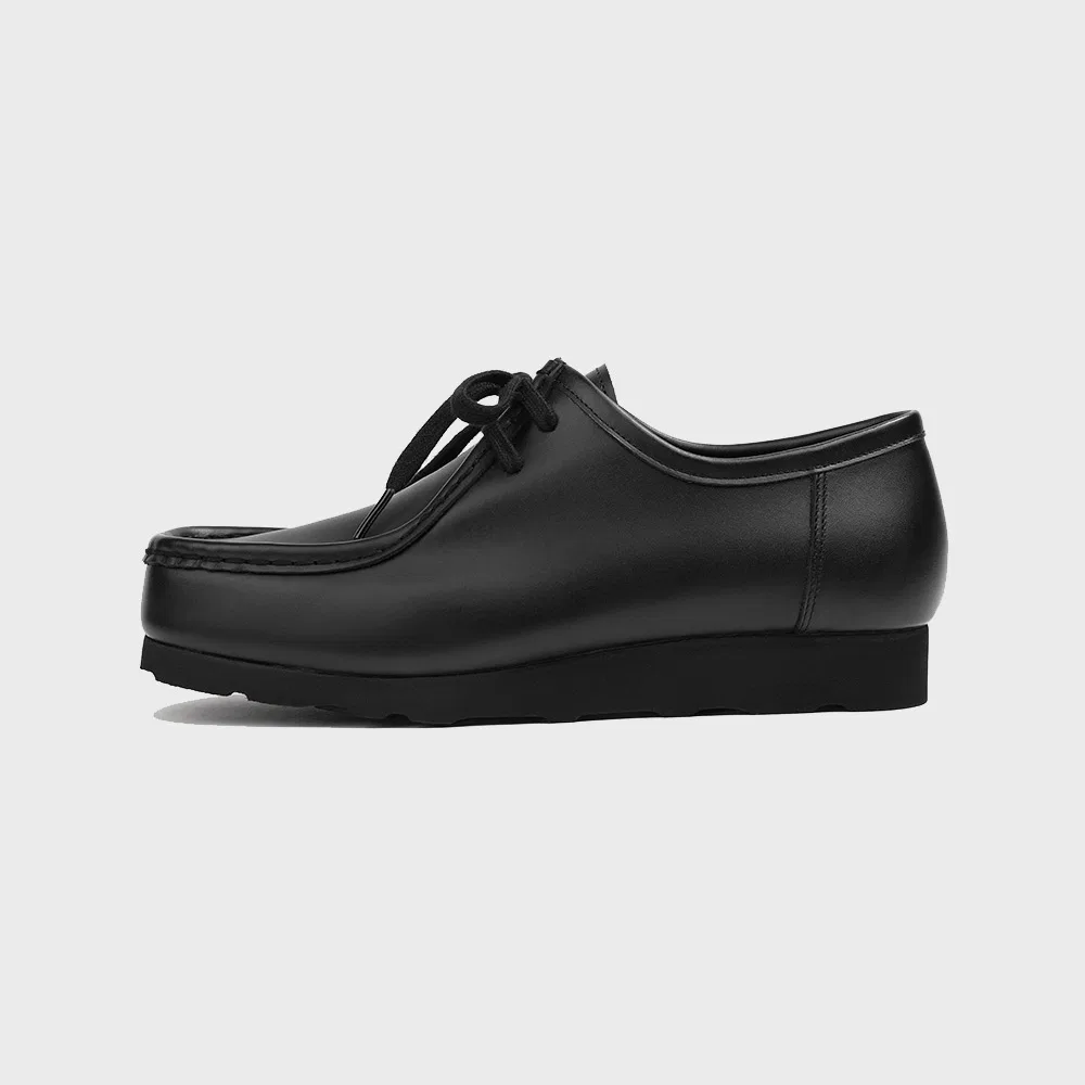 Мужские тирольские туфли Olins с подошвой Vibram Moflex чёрного цвета от Firenze.A — фото 2