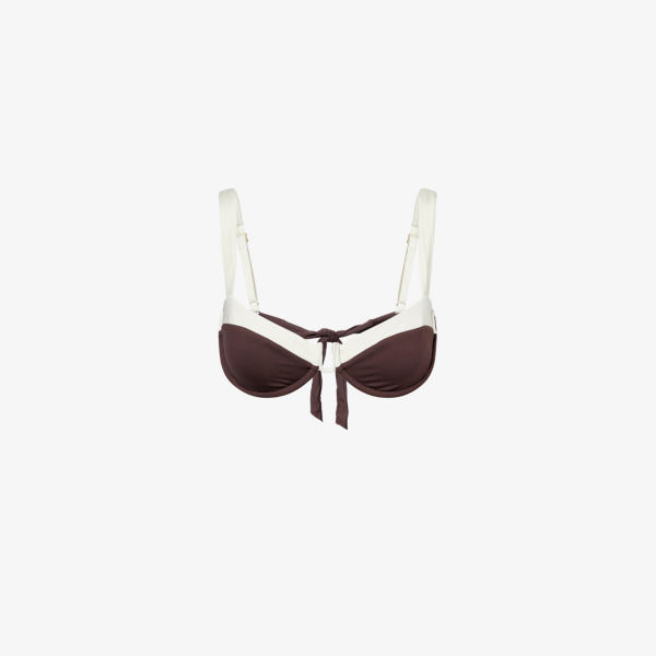 

Купальник бикини Cala roja с косточками Monday Swimwear, белый
