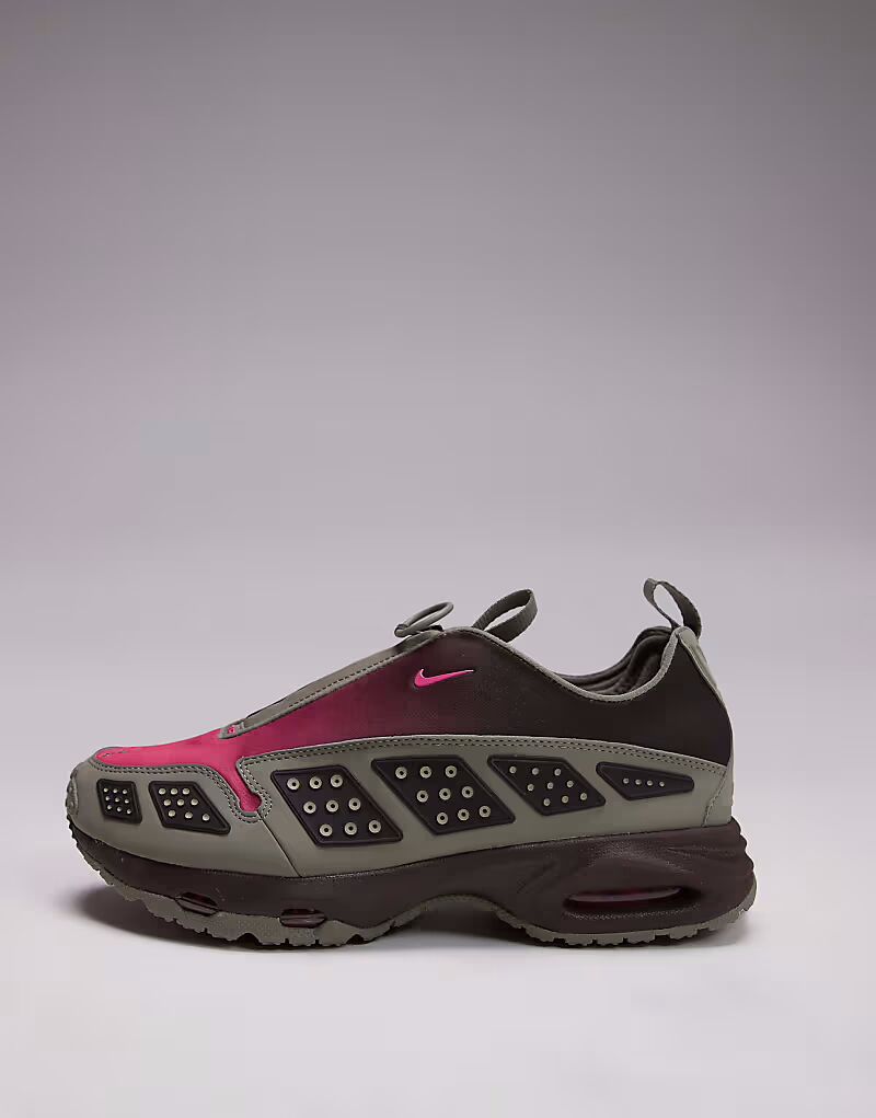 Кроссовки Nike Air Max SNDR фиолетового и белого цвета — фото 2