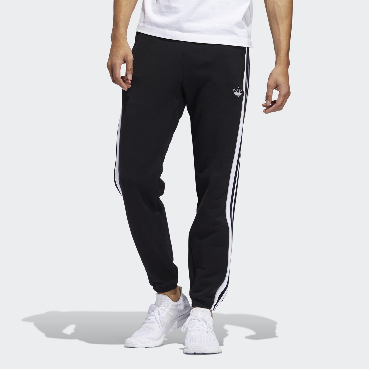 Тканые спортивные штаны Firebird Knit для мужчин Adidas Originals — фото 2