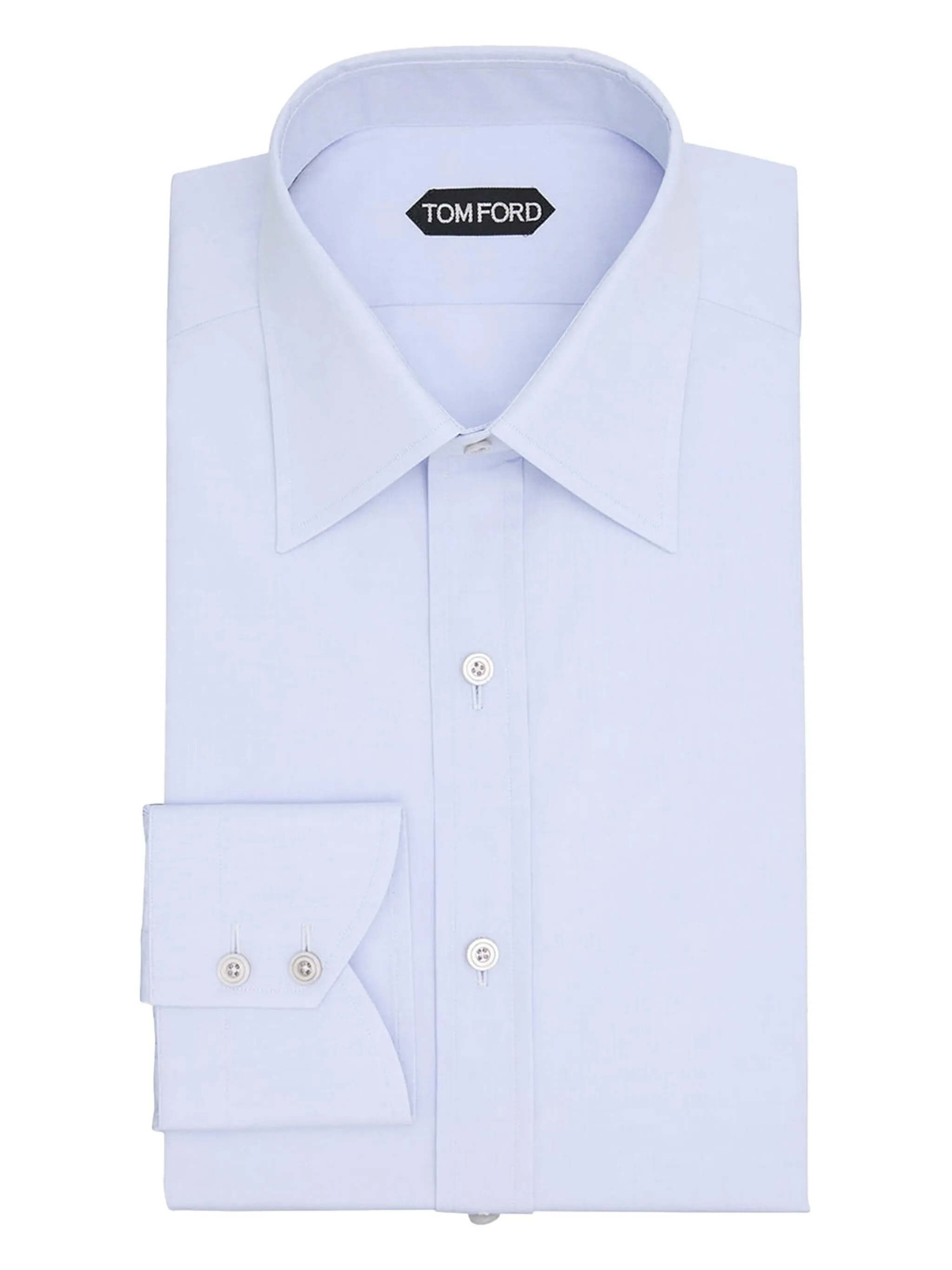 

Рубашка с заостренным воротником и длинными рукавами Tom Ford, фиолетовый