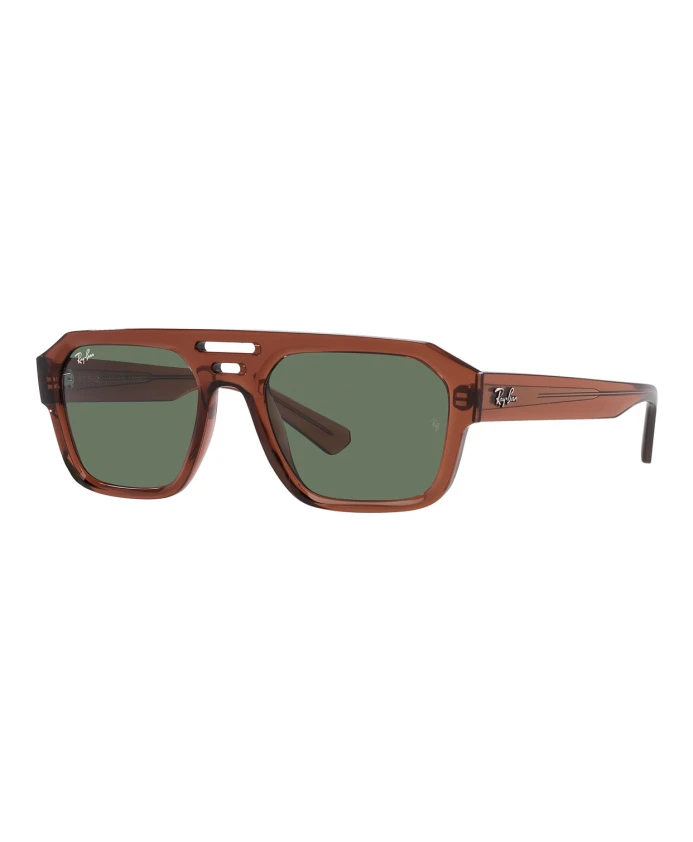 

Современные солнцезащитные очки с трехмерными деталями Ray-Ban, коричневый