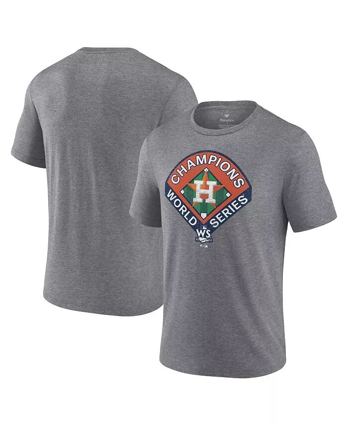 

Футболка мужская Heather Gray Houston Astros 2022 World Series Champions Complete Game Fanatics