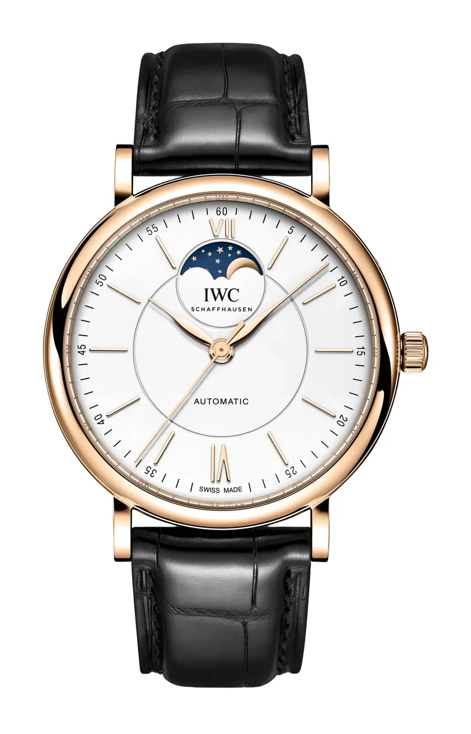 Portofino автоматические с фазой луны - IW459403 IWC SCHAFFHAUSEN, черный