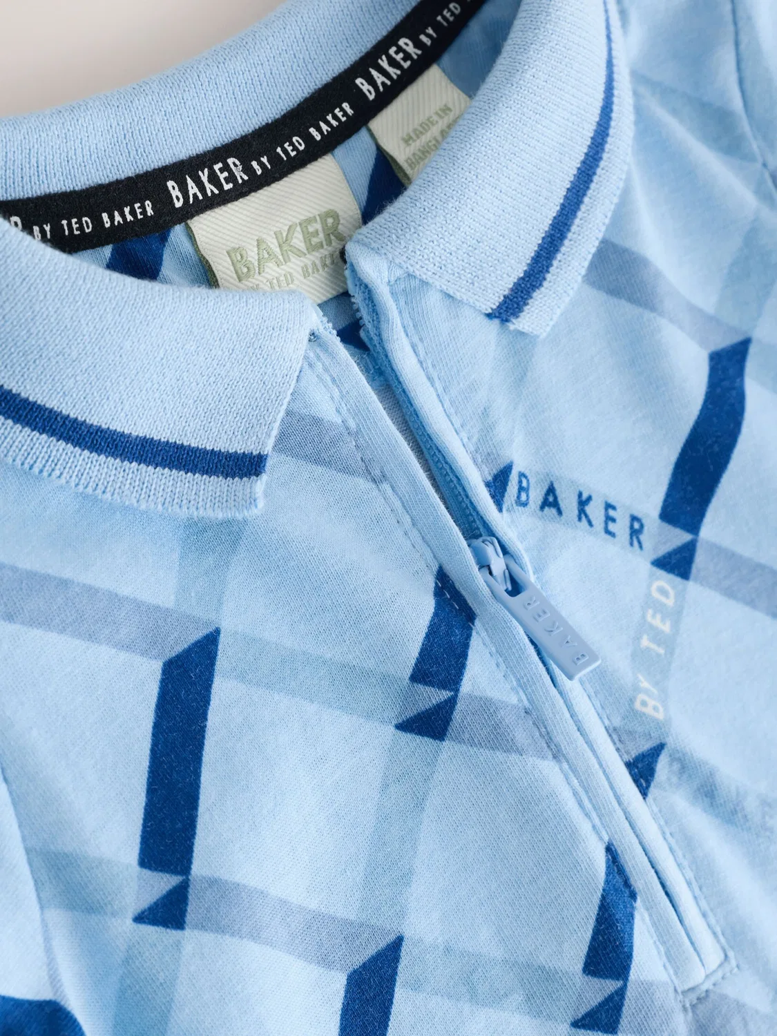 Комбинезон Baker by Ted Baker синего и светло-голубого цвета — фото 3