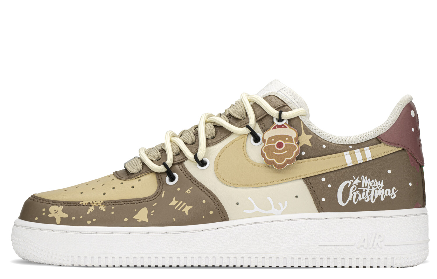 

Кроссовки Nike Air Force 1 Skateboard Shoes Men Low-Top Brown