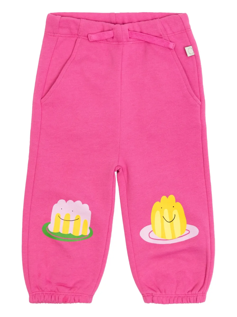 

Спортивные брюки с кулиской и принтом Stella McCartney Kids, розовый