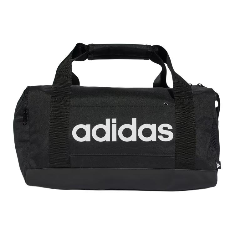 

Adidas Портативная спортивная сумка из полиэстера, маленького размера, унисекс, черно-белая