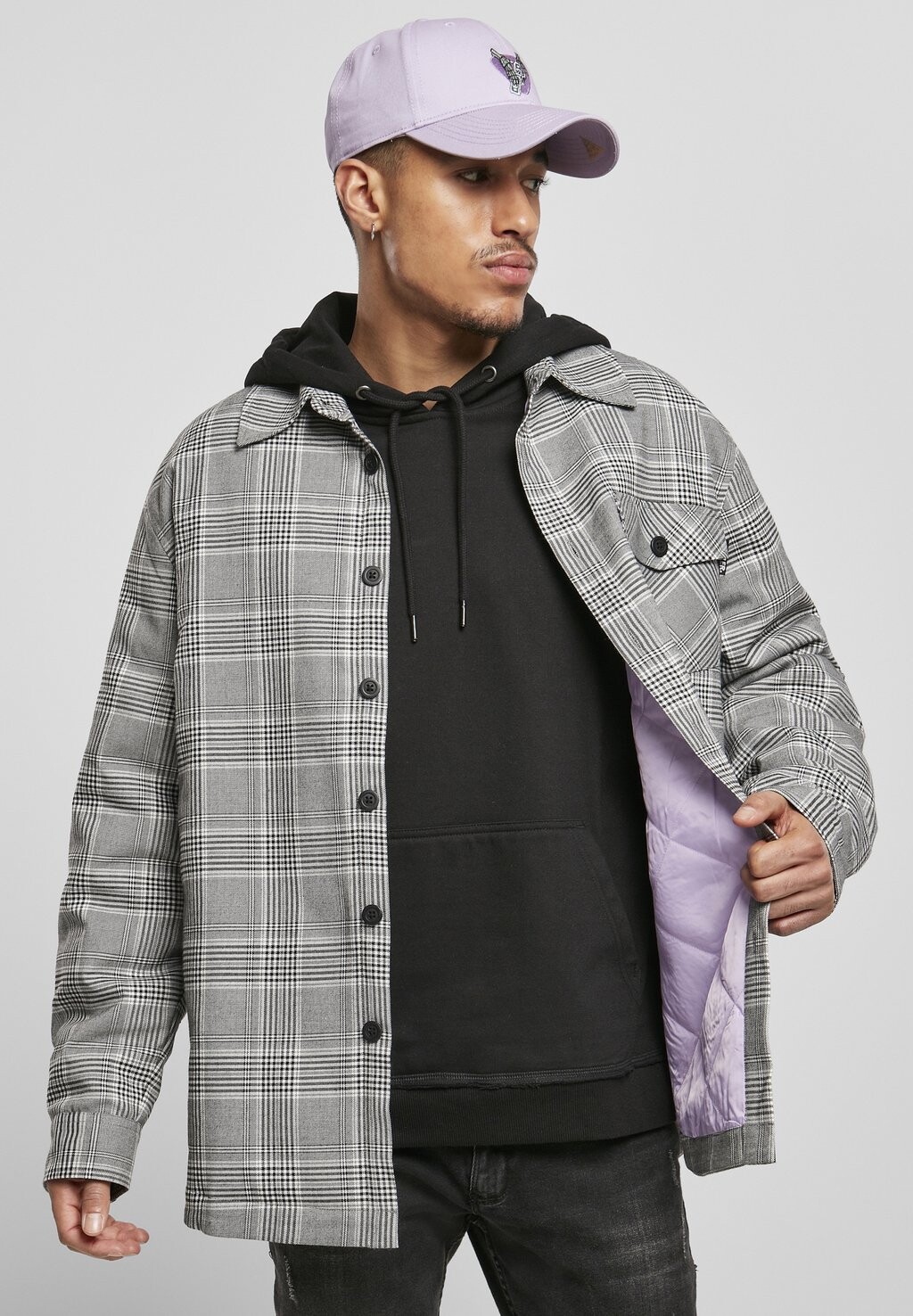 

Легкая куртка Cayler & Sons HERREN PLAID OUT QUILTED, цвет Black/White, Серый, Легкая куртка Cayler & Sons HERREN PLAID OUT QUILTED, цвет Black/White