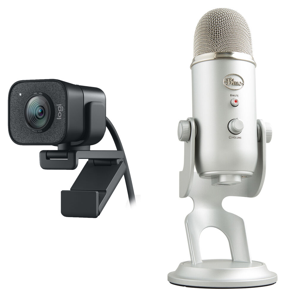 

Веб-камера Logitech StreamCam Full HD Webcam and Blue Yeti USB Microphone