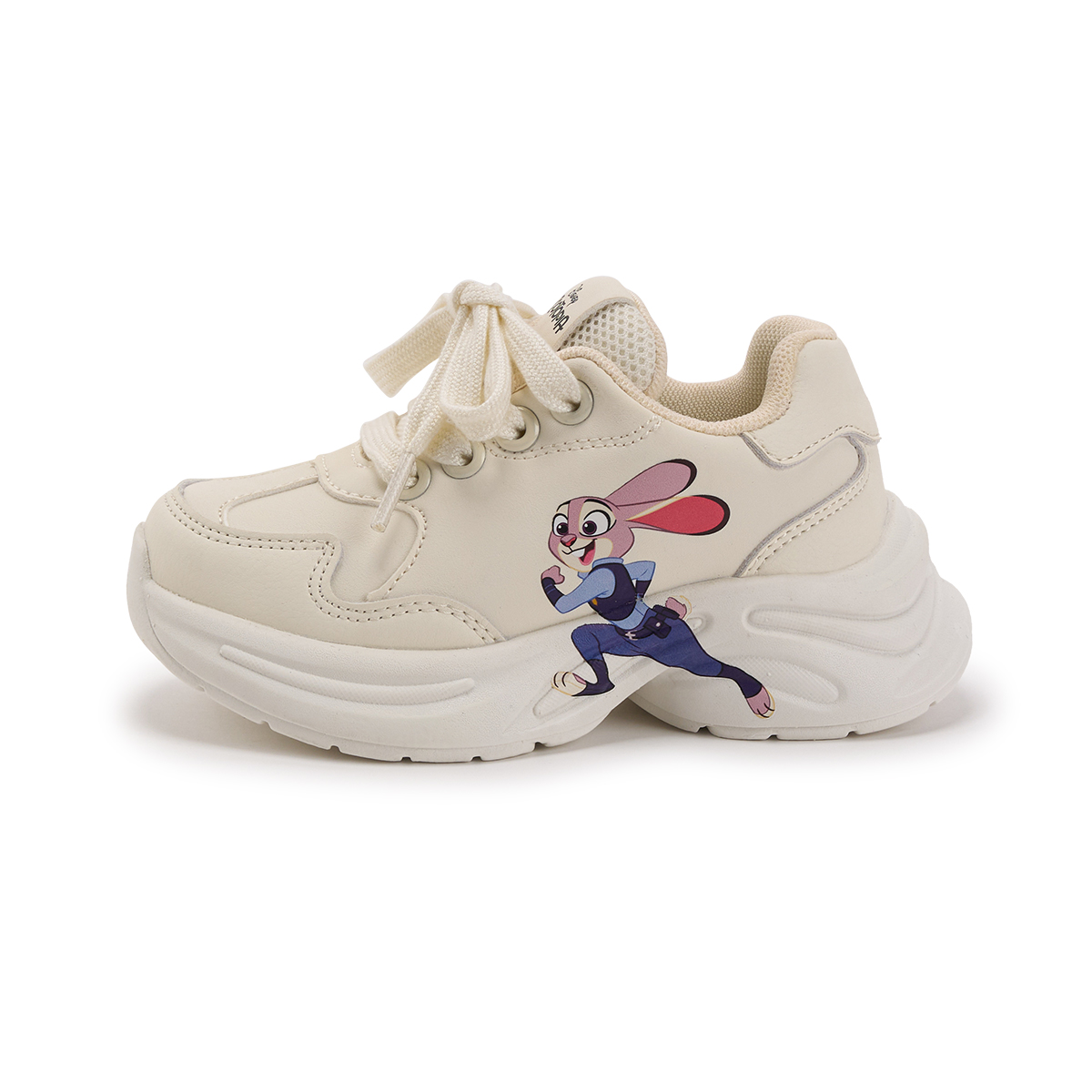 

Детские кроссовки Zootopia с низким верхом, устойчивые к истиранию и дышащие, противоскользящие Disney, бежевый