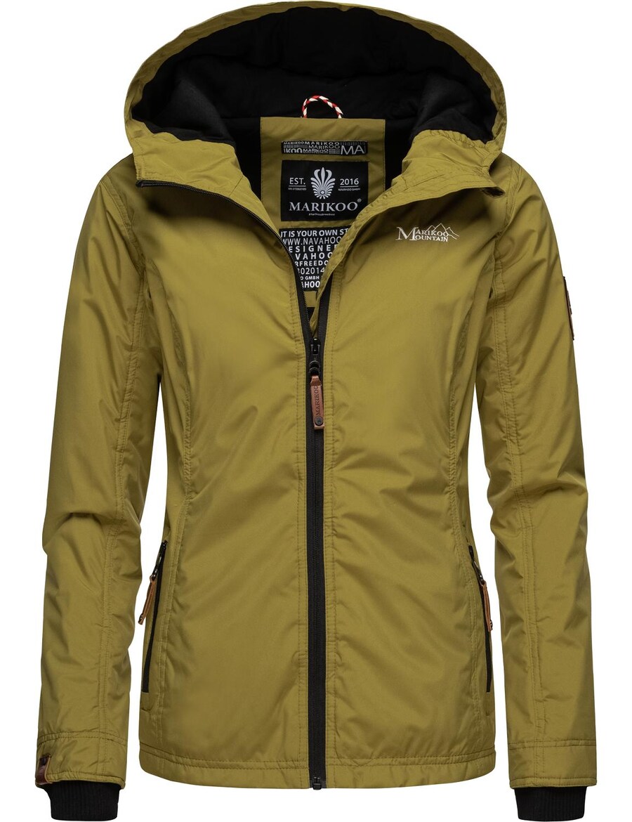 

Всесезонная куртка MARIKOO Between-Season Jacket Brombeere, оливковый