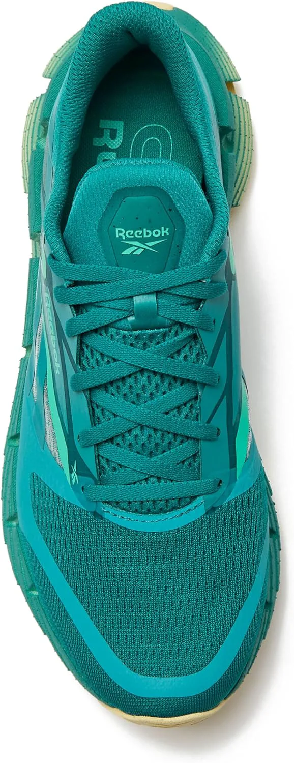 Мужские беговые кроссовки Reebok Floatzig, зеленый/белый — фото 3