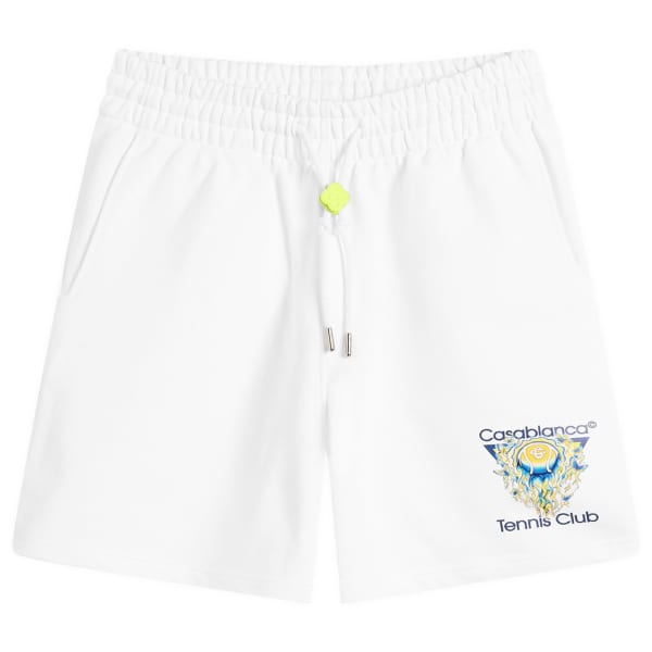 

Спортивные шорты с изображением символики теннисного клуба Casablanca, белый