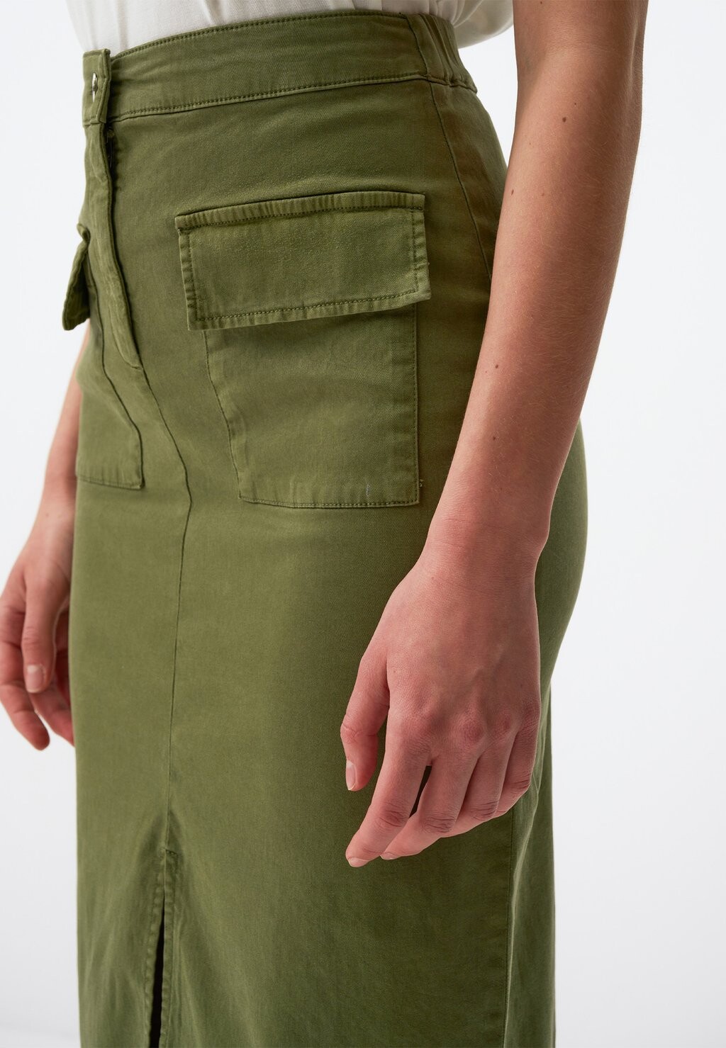 

Юбка-карандаш WITH POCKET SLIT DETAIL Jimmy Key, хаки