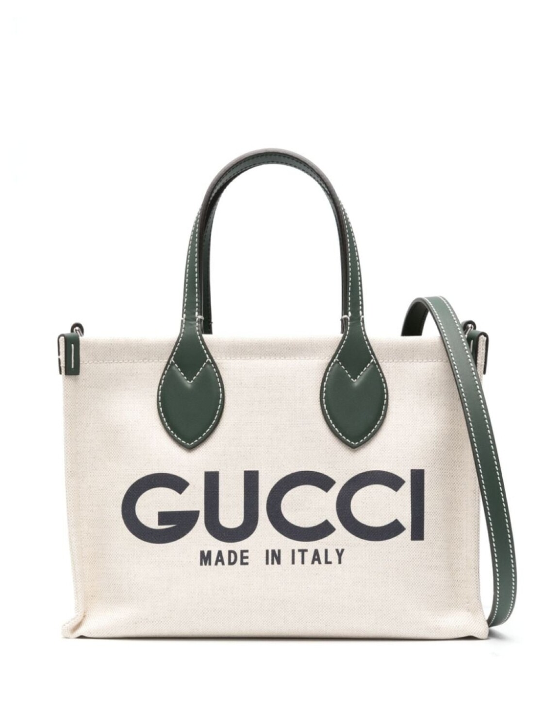 

Маленькая сумка-тоут Gucci с логотипом, нейтральный цвет