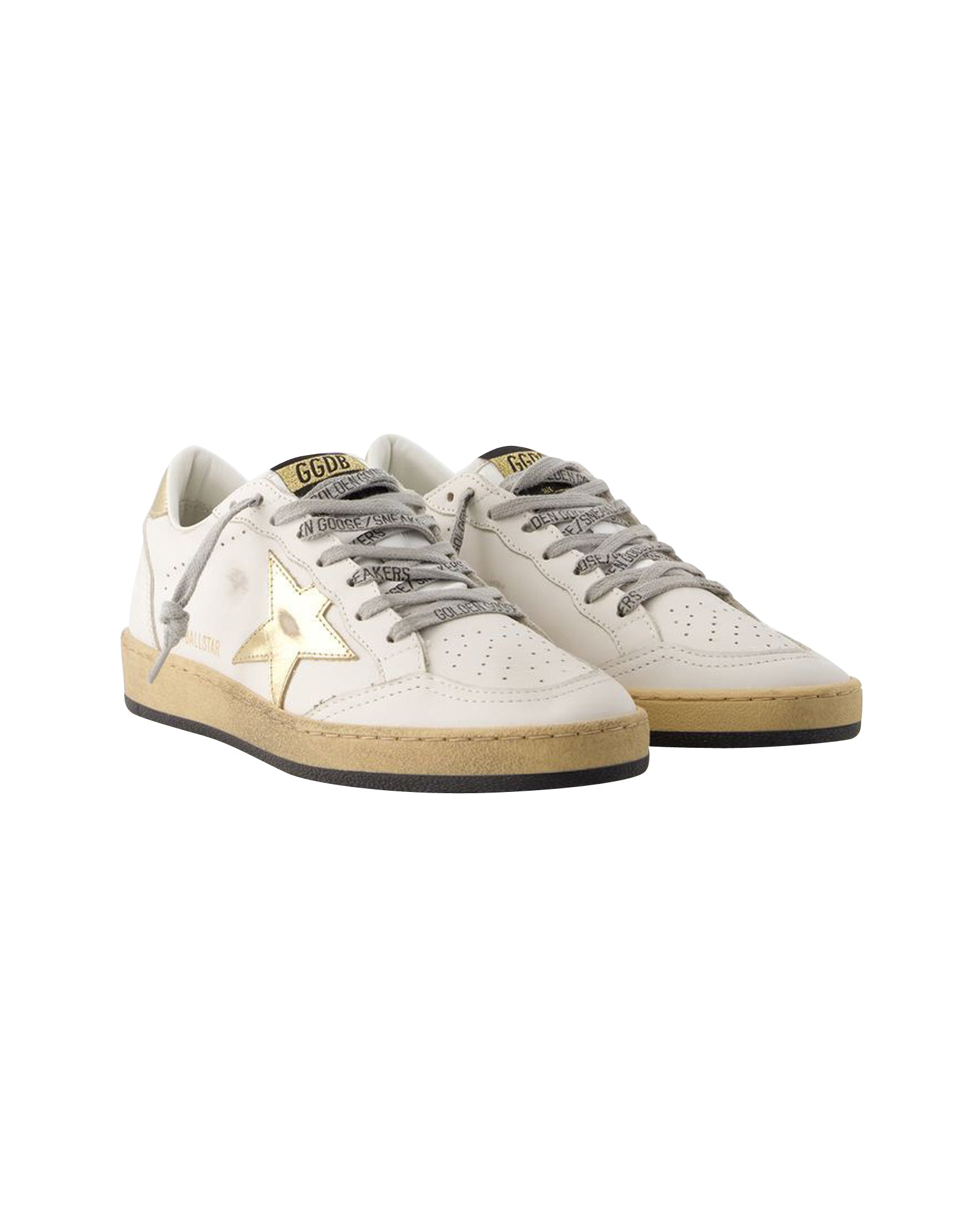 Балстар Кроссовки - Golden Goose - Кожаные - Белые Golden goose deluxe brand — фото 2