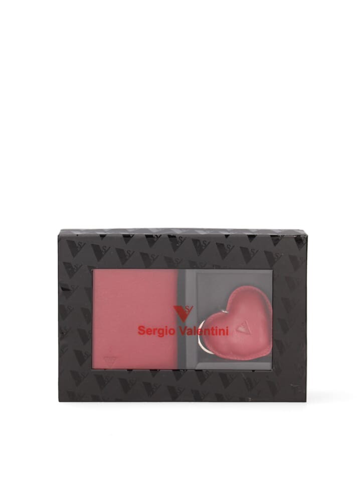 

Кошелек Sergio Valentini Set aus Geldbörse und Schlüsselanhänger, красный