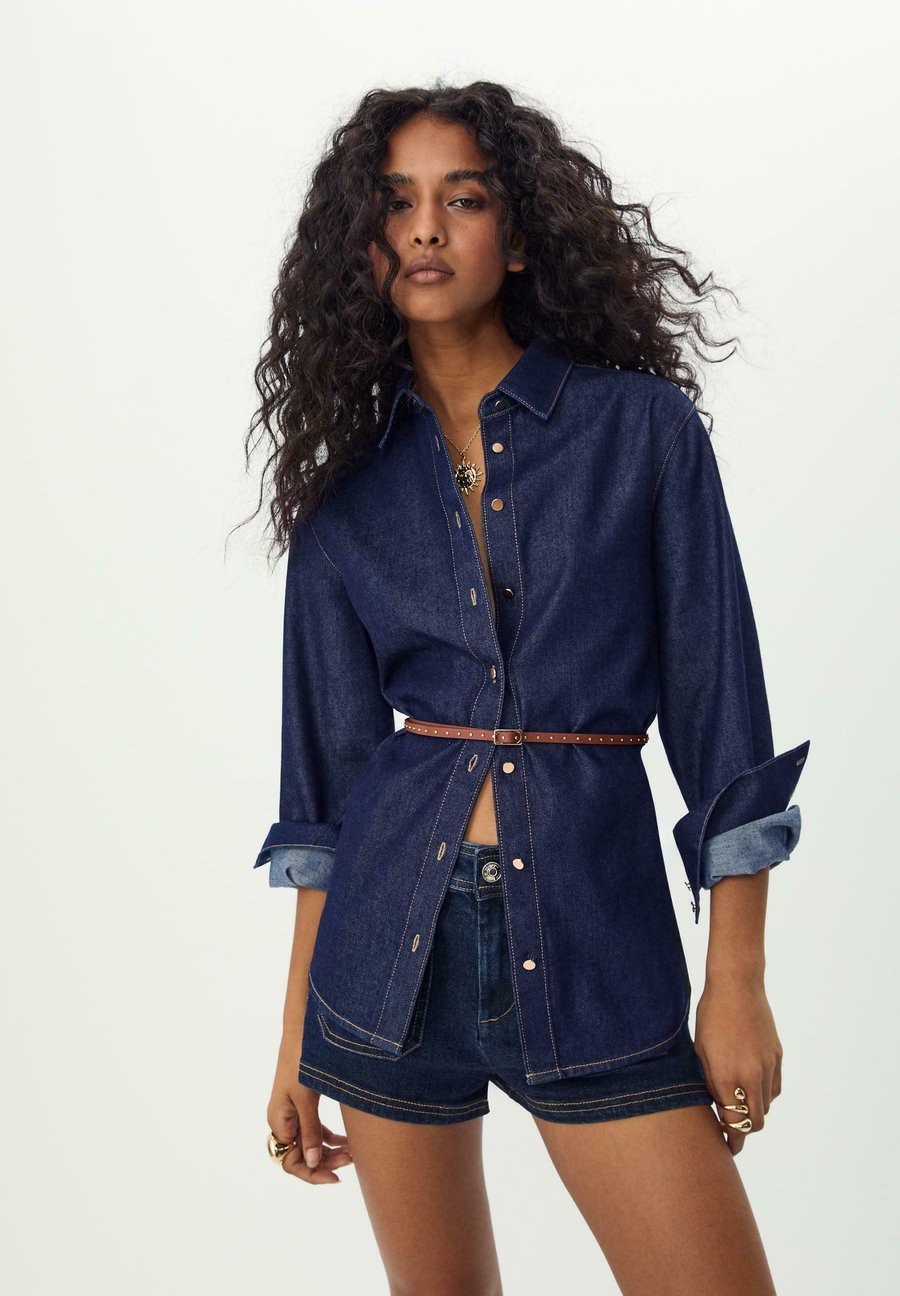 

Блуза Stradivarius Button-down blouse, Used Denim