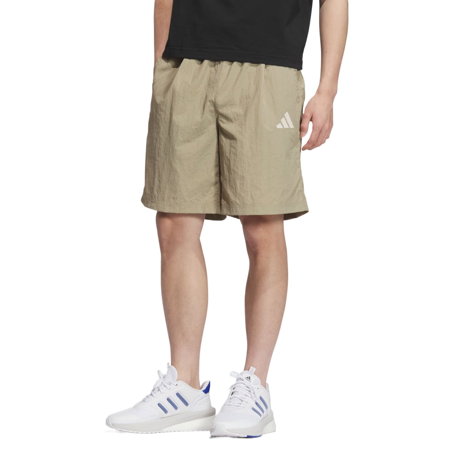 Adidas Повседневные шорты GFX WOVEN мужские Clear Brown — фото 2