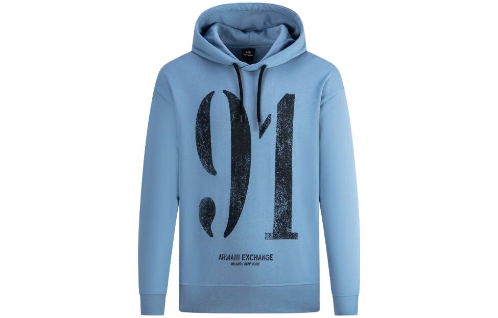

Футболка с длинным рукавом EMPORIO ARMANI мужская синяя