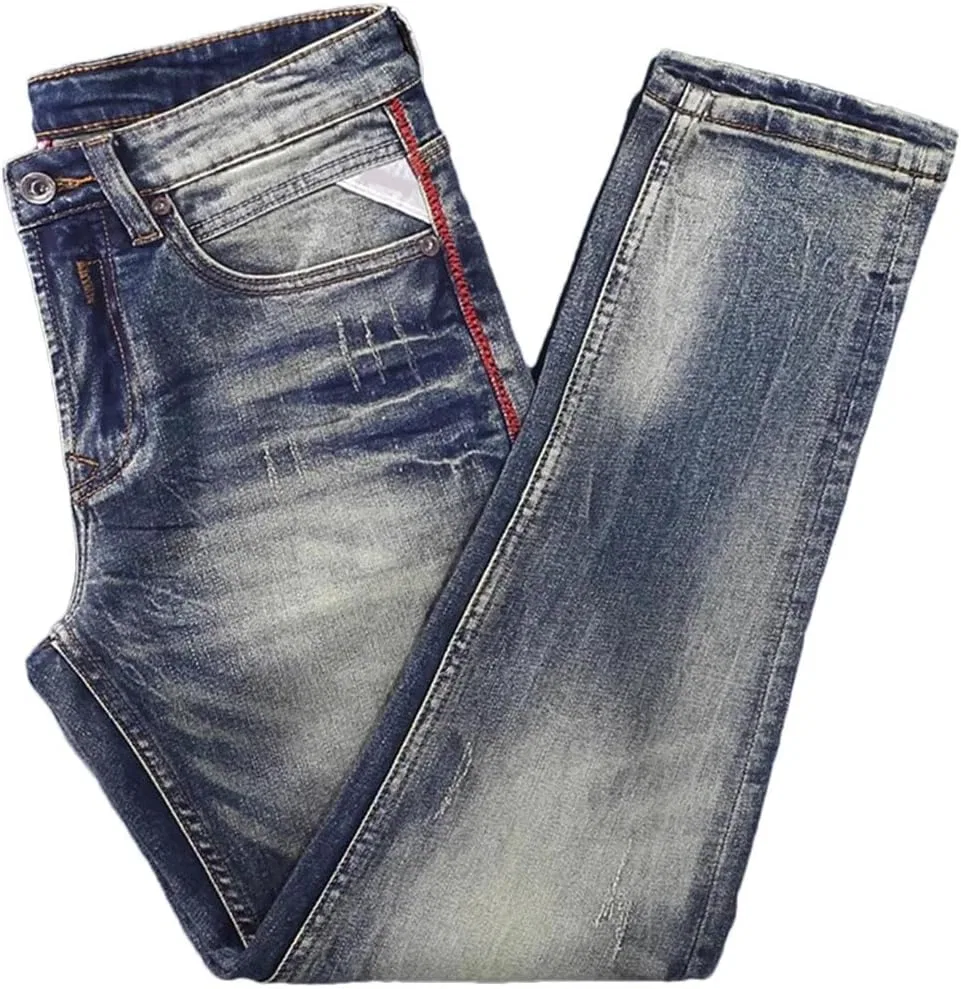 Джинсы stretch, Retro Washed Blue
