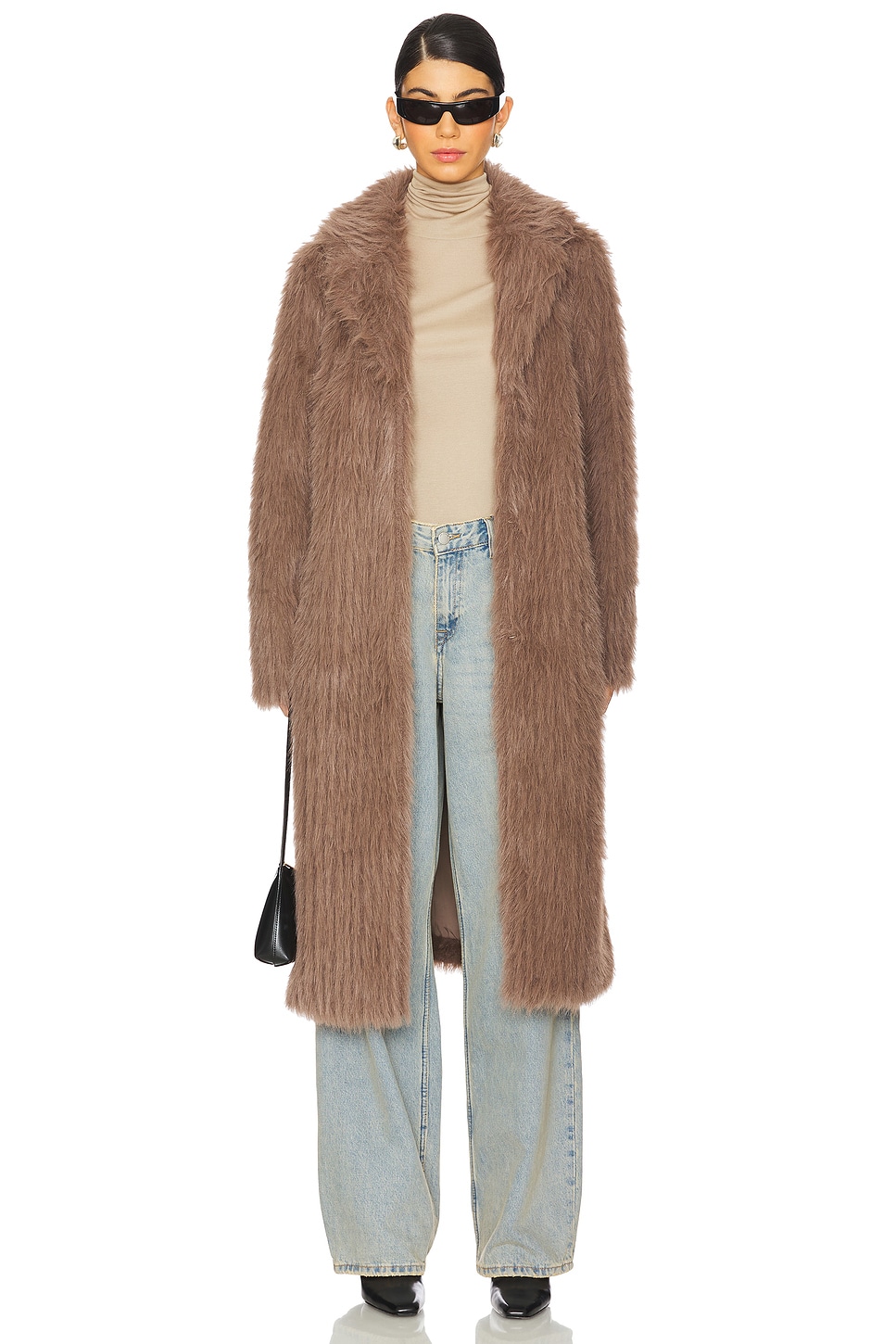 

Искусственная шуба в стиле ретро Unreal Fur, коричневый